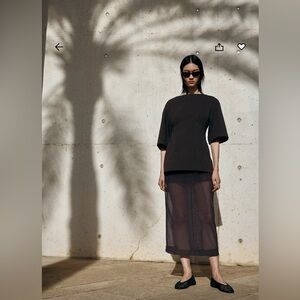 H&M Mesh Elegant  Sheer Skirt